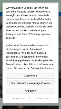 Vorschau der mobilen Webseite www.baukeramik-verfuerth.de, Baukeramik Verfürth GmbH