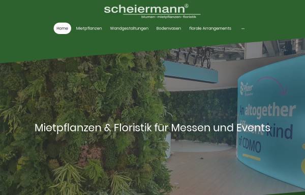 Scheiermann GbR, Blumen - Mietpflanzen - Decorationen