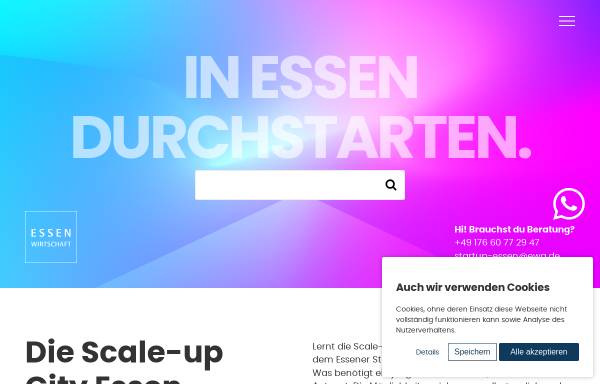 Vorschau von www.startup-essen.de, startUP Essen