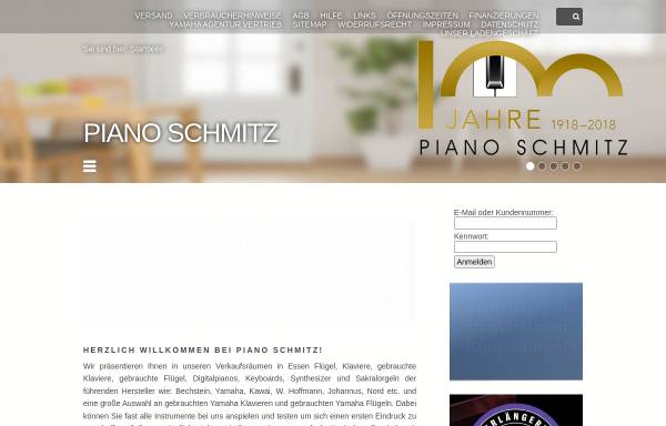 Vorschau von www.pianoschmitz.de, Piano Schmitz GmbH & Co. KG
