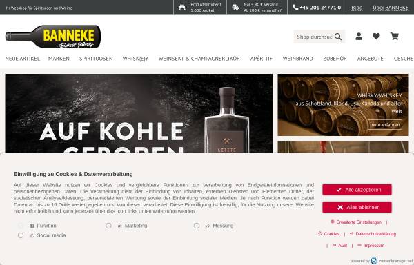 Banneke Weine und Spirituosen aus aller Welt Werner Faber GmbH