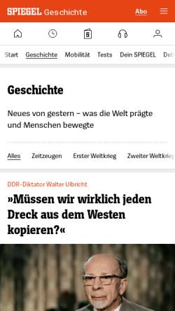 Vorschau der mobilen Webseite einestages.spiegel.de, Legendäre Aprilscherze - Spiegel.de