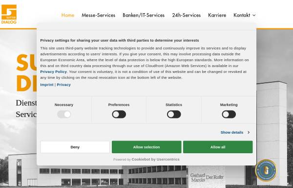 Vorschau von www.sutter-dialog.de, A. Sutter Dialog Services GmbH