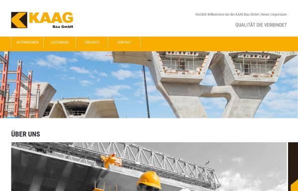Vorschau von www.kaag-bau.com, KAAG - Bau GmbH