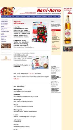 Vorschau der mobilen Webseite www.narren-spiegel.de, Narrenspiegel