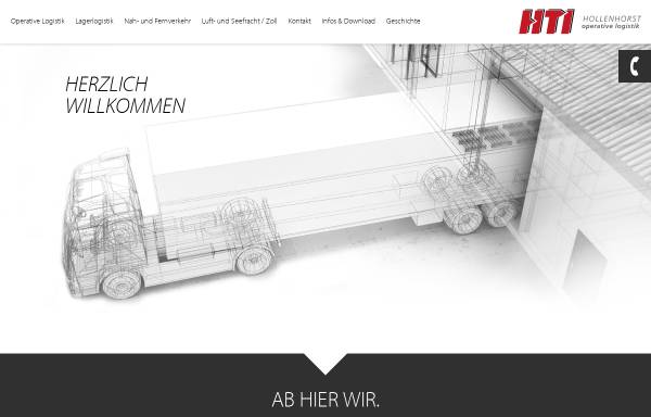 Vorschau von www.hti-spedition.de, HTI Spedition & Logistik GmbH