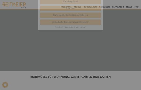 Vorschau von www.reitmeier-korbmoebel.de, Reitmeier Korbmöbel