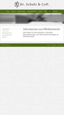 Vorschau der mobilen Webseite www.pflichtteilsrecht-info.de, Schulz, Dr. Falk