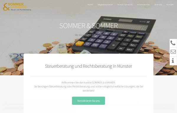 Vorschau von www.steuern-und-recht.de, Sommer & Sommer