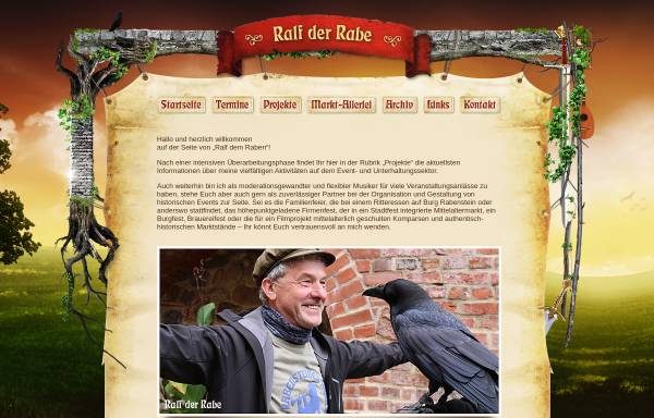 Vorschau von www.ralf-der-rabe.de, Ralf der Rabe