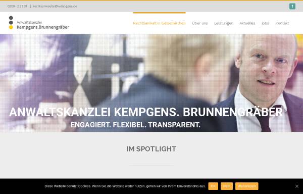 Vorschau von www.kempgens.de, Kempgens, Brunnengräber und Partner, Rechtsanwälte und Notare