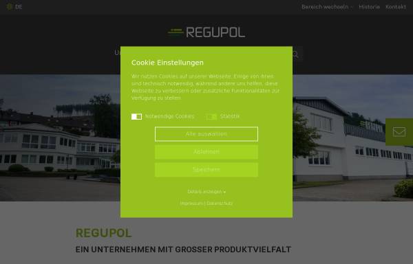 Vorschau von www.regupol.de, REGUPOL BSW GmbH
