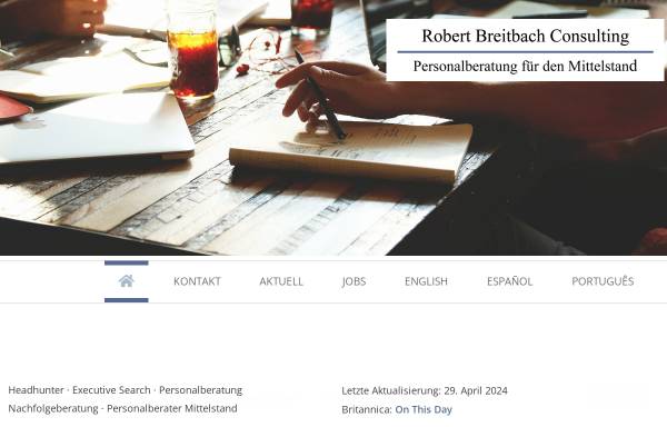 Vorschau von www.breitbach.de, Breitbach Unternehmensberatung