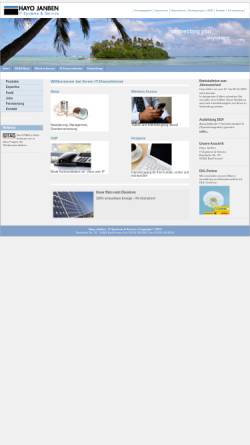 Vorschau der mobilen Webseite www.janssen-it.de, Hayo Janßen IT-Systeme und Service