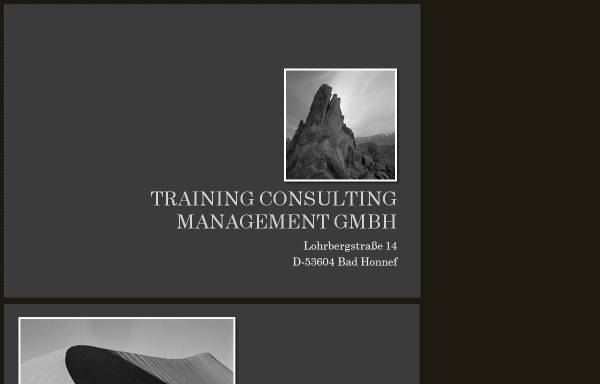Vorschau von www.tcm-gmbh.de, Training Consulting Management GmbH