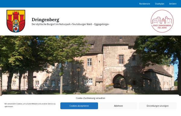 Vorschau von www.dringenberg.de, Dringenberg