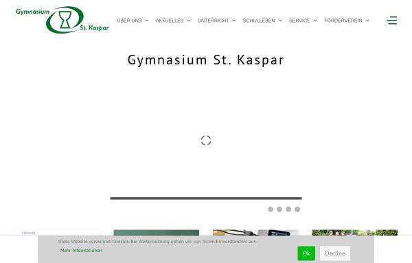 Vorschau von www.st-kaspar.de, Gymnasium St. Kaspar