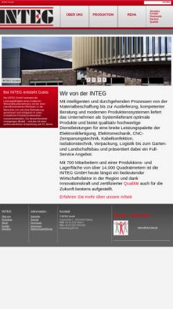 Vorschau der mobilen Webseite www.integ-ggmbh.de, INTEG GmbH