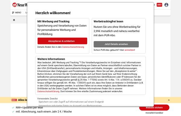Vorschau von www.nw-news.de, Neue Westfälische, Ausgabe Bad Oeynhausen