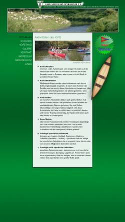 Vorschau der mobilen Webseite www.kanuverein-badoeynhausen.de, Kanu-Verein Bad Oeynhausen e.V.