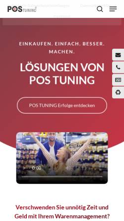 Vorschau der mobilen Webseite www.postuning.de, Pos Tuning