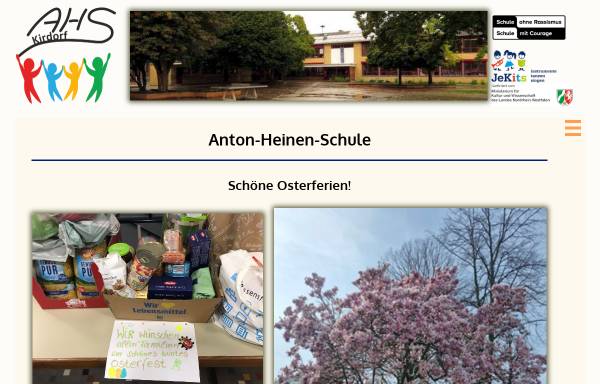 Vorschau von www.ahs-kirdorf.de, Anton-Heinen-Schule