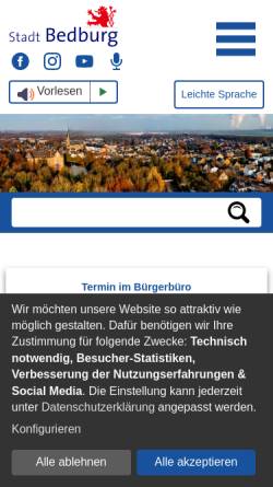 Vorschau der mobilen Webseite www.kirch-grottenherten.de, Kirch-Grottenherten