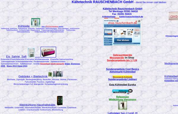 Vorschau von www.rauschenbach.de, Kältetechnik Rauschenbach GmbH