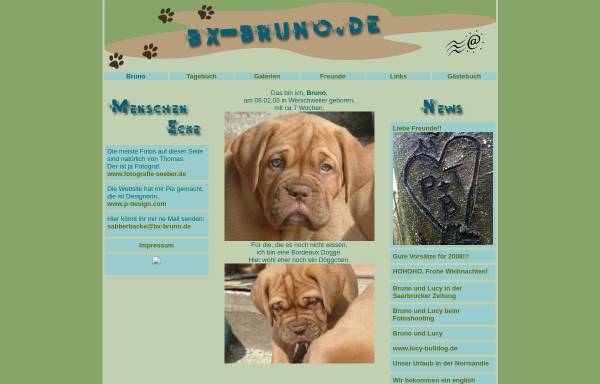 Vorschau von www.bx-bruno.de, Bordeaux Dogge Bruno