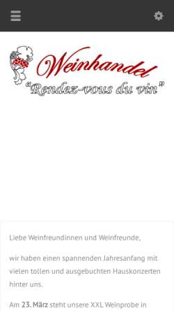 Vorschau der mobilen Webseite www.weinhandel-plat.de, Weinhandel Plat 