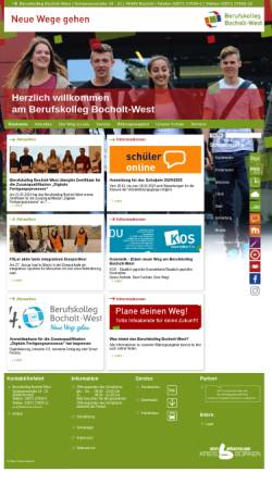 Vorschau der mobilen Webseite www.bkbocholt-west.de, Berufskolleg Bocholt-West