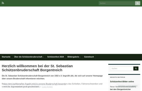Vorschau von schuetzen-borgentreich.de, Schießsportabteilung der St. Sebastian Schützenbruderschaft Borgentreich von 1502 e.V.