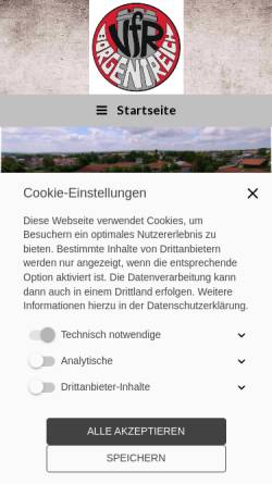 Vorschau der mobilen Webseite www.vfr-borgentreich.de, VfR Borgentreich e.V.