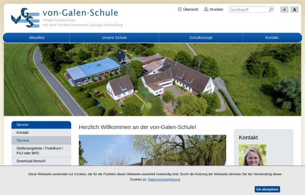 Vorschau von www.vgs-brakel.de, Von-Galen-Schule