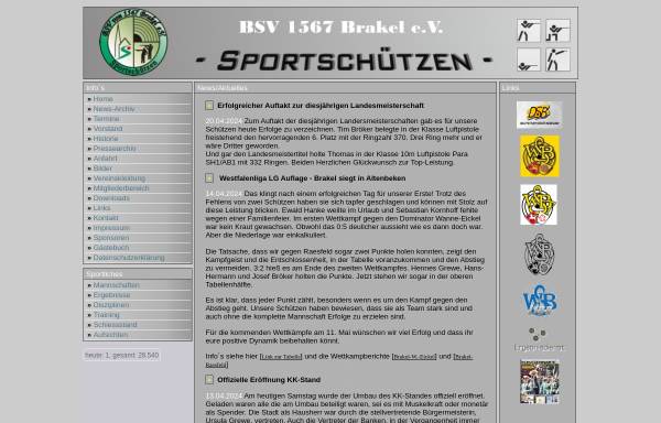 Vorschau von sps-brakel.lima-city.de, Sportschützen im BSV 1567 Brakel e.V.