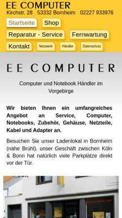 Vorschau der mobilen Webseite eecomputer.com, Eisemuth Electronic Computer