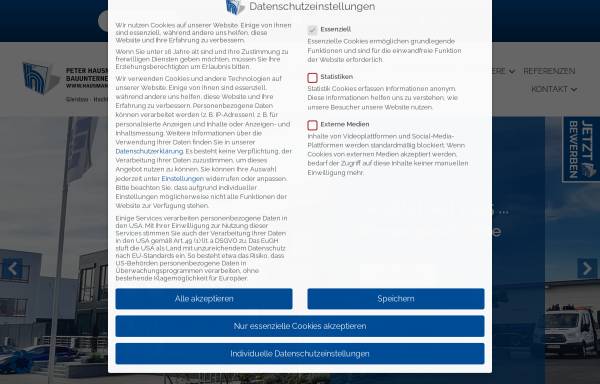 Vorschau von www.hausmann-bau.de, Hausmann und Co. Bauunternehmung GmbH