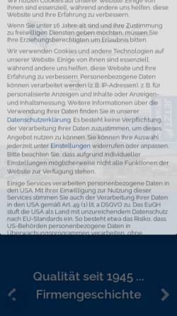 Vorschau der mobilen Webseite www.hausmann-bau.de, Hausmann und Co. Bauunternehmung GmbH