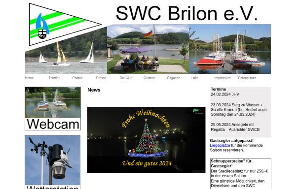 Vorschau von swc-brilon.de, Segel- und Wassersport - Club Brilon e.V.
