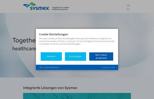 Vorschau von www.sysmex.ch, Digitana AG