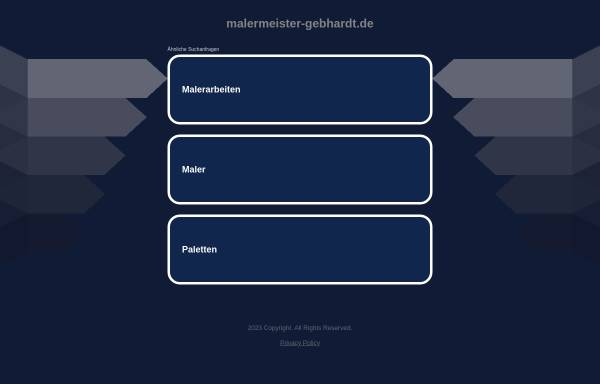 Vorschau von www.malermeister-gebhardt.de, Rudolf Gebhardt Junior, Malermeister