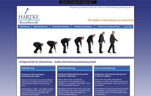 Vorschau von www.erfolgsschritte.de, Erfolgsschritte - Hartke Coaching & Consulting