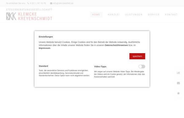 Vorschau von www.seidner-klemcke.de, Steuersozietät Seidner & Klemcke