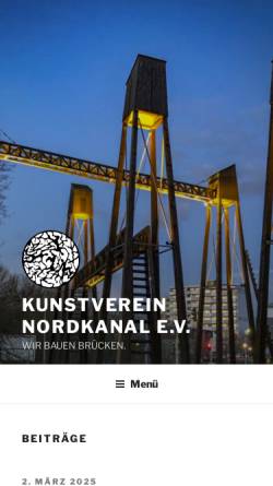 Denkmal Brücken über den Nordkanal