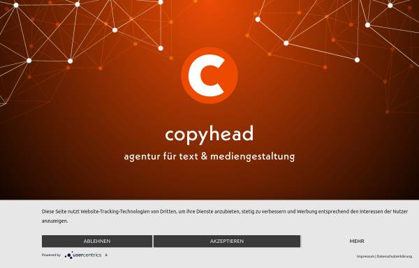 Vorschau von copyhead.de, copyhead | agentur für text & mediengestaltung
