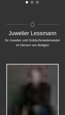 Vorschau der mobilen Webseite www.juwelier-lessmann.de, Juwelier und Goldschmiede Helmut Lessmann