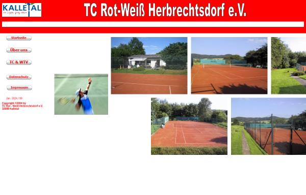 Vorschau von www.tc-herbrechtsdorf.de, Tennisclub Rot-Weiß Herbrechtsdorf e.V.