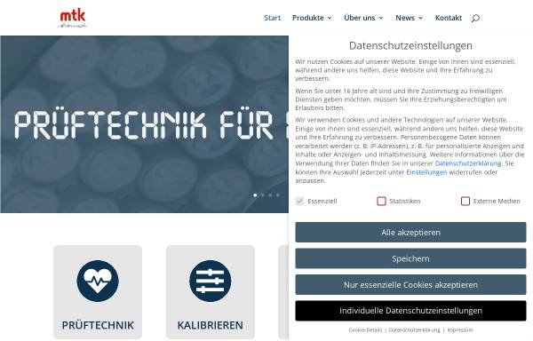Vorschau von mtk-biomed.com, mtk Peter Kron GmbH