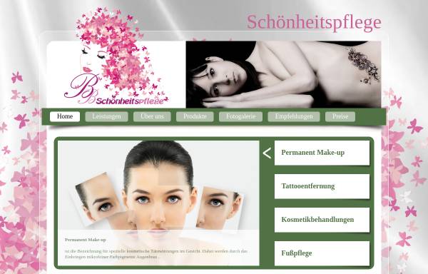 Vorschau von www.schoenheitspflege-buske.de, Studio für Schönheitspflege Buske