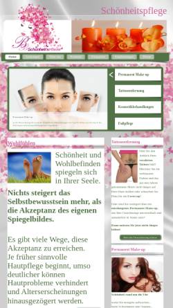 Vorschau der mobilen Webseite www.schoenheitspflege-buske.de, Studio für Schönheitspflege Buske